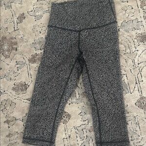 lululemon Black and White Leggings